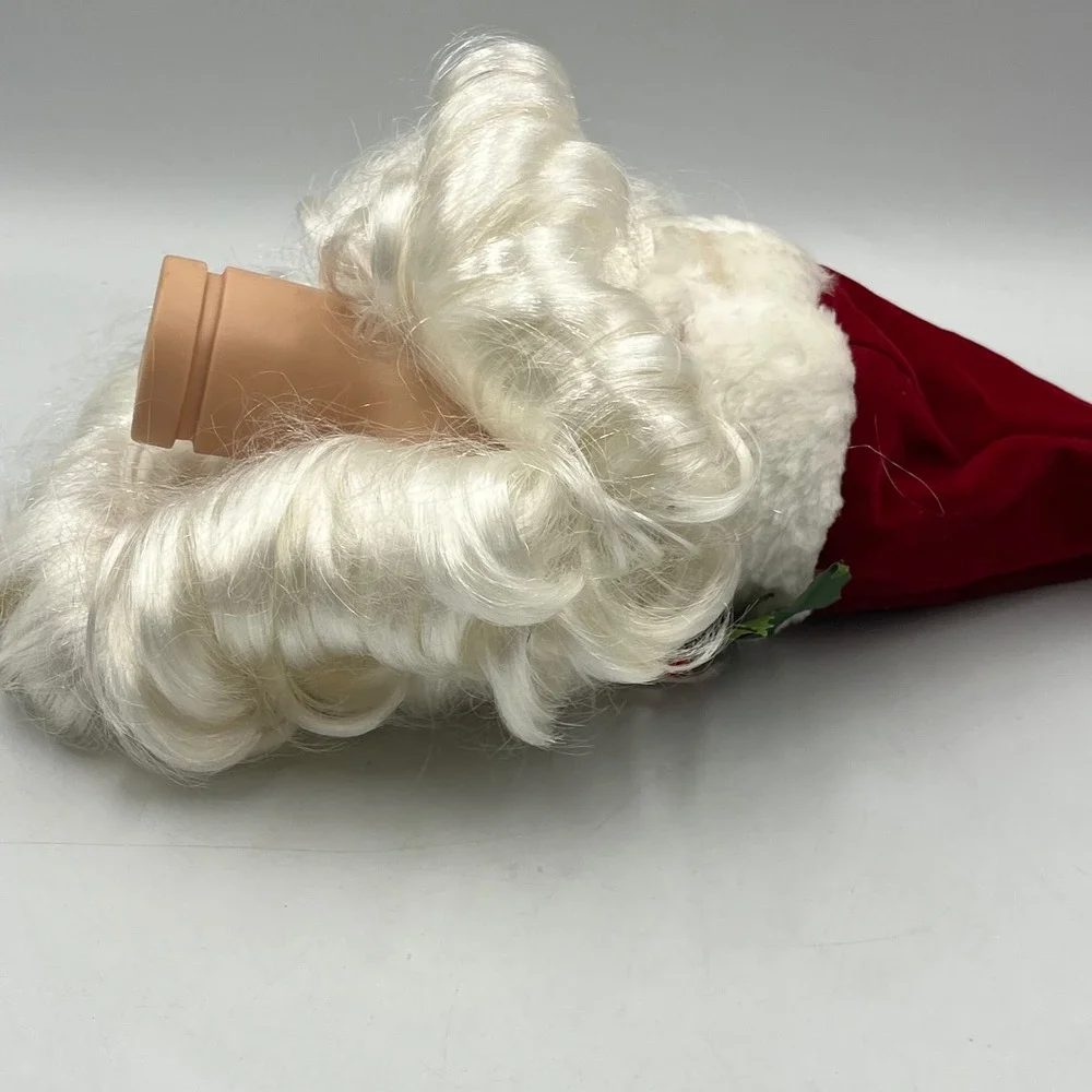 Santa Claus Head Only Vintage Style 9 inch